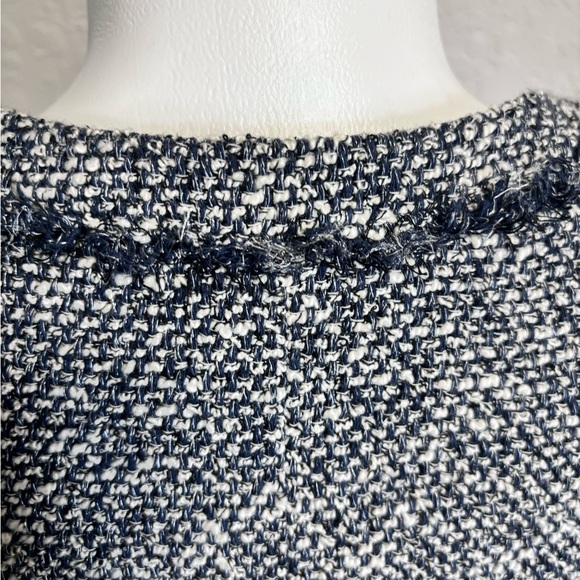 Emerson Rose Blue Tweed Jacket Women’s Medium M Zipper MSRP $199. - Picture 6 of 10